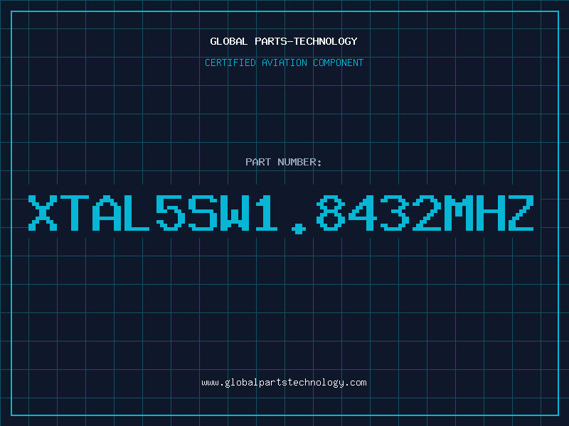 Aviation Part XTAL5SW1.8432MHZ