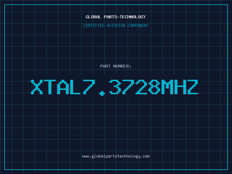 Aviation Part XTAL7.3728MHZ