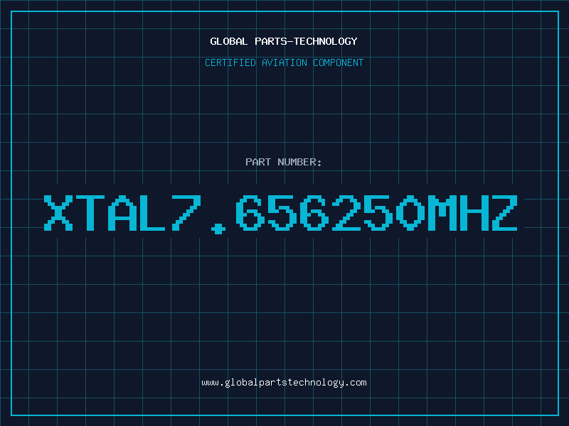Aviation Part XTAL7.656250MHz