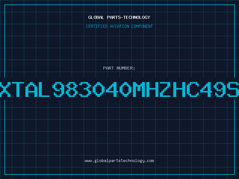 Aviation Part XTAL983040MHZHC49S
