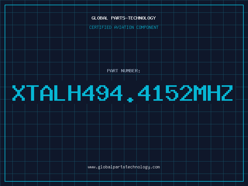 Aviation Part XTALH494.4152MHZ