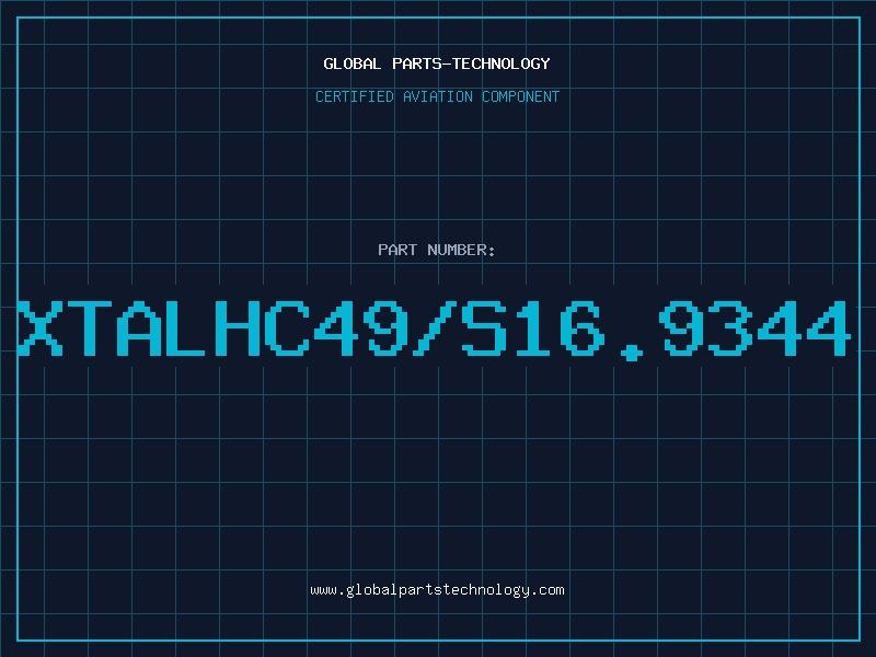Aviation Part XTALHC49/S16.9344