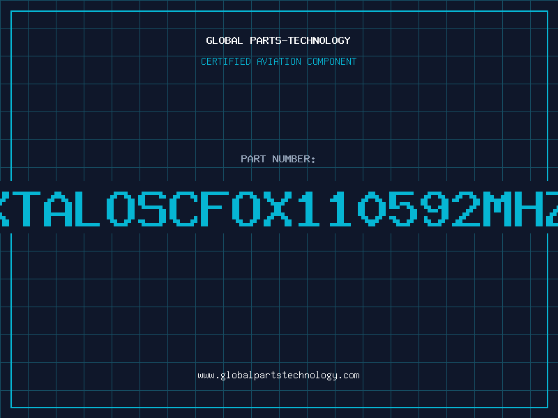 Aviation Part XTALOSCFOX110592MHZ