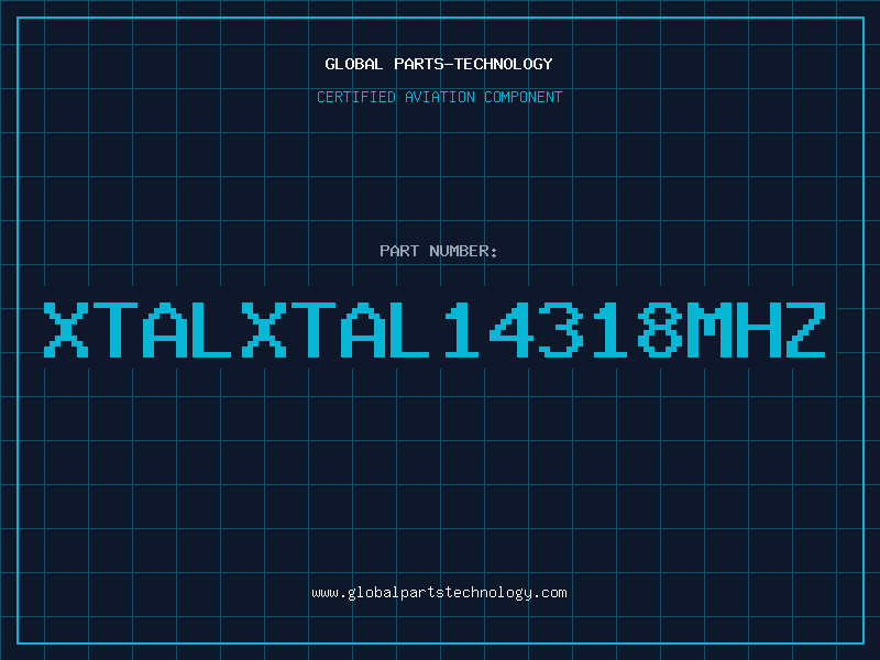 Aviation Part XTALXTAL14318MHZ