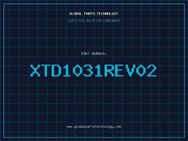 Aviation Part XTD1031REV02