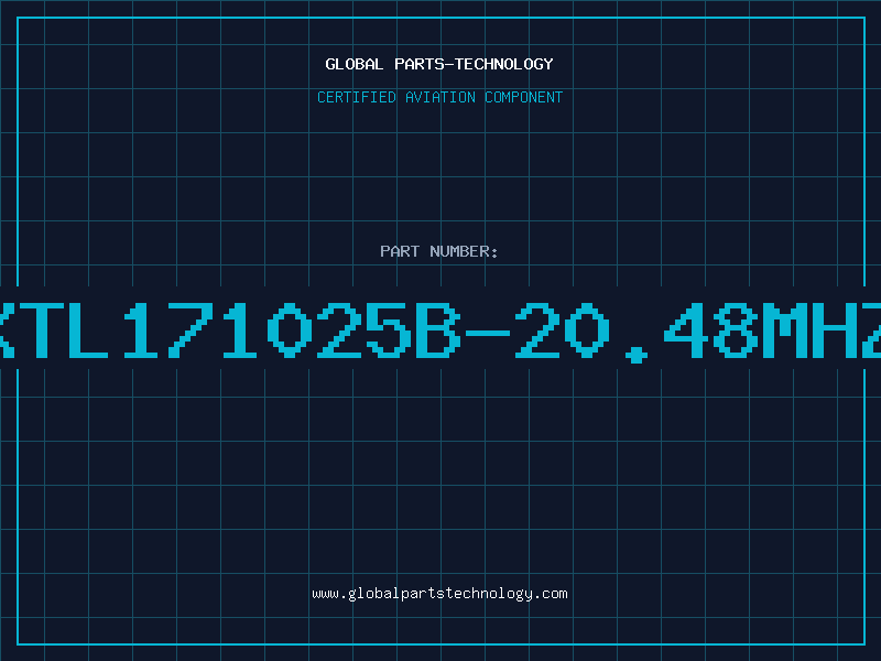 Aviation Part XTL171025B-20.48MHZ