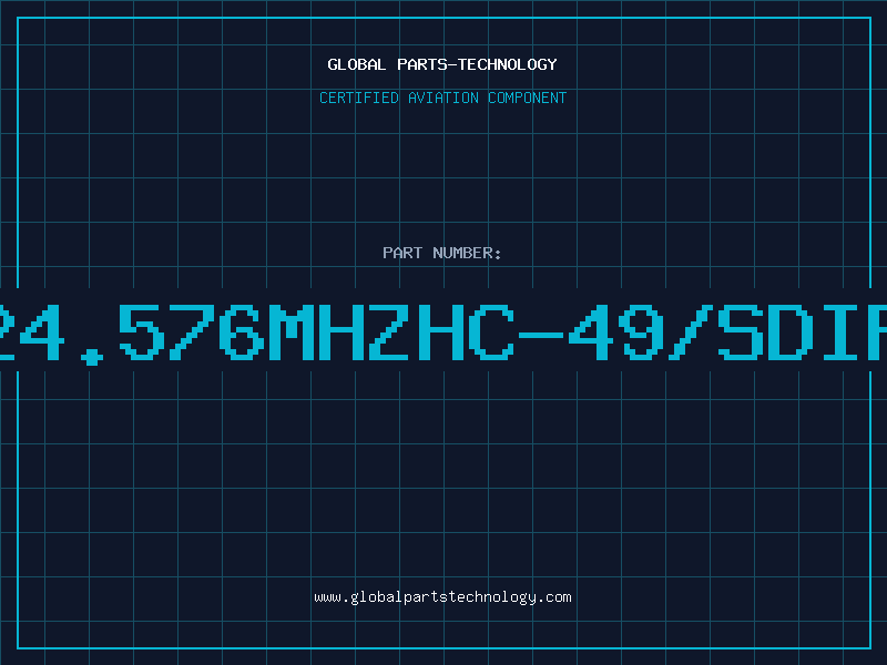 Aviation Part XTL24.576MHZHC-49/SDIP(TX