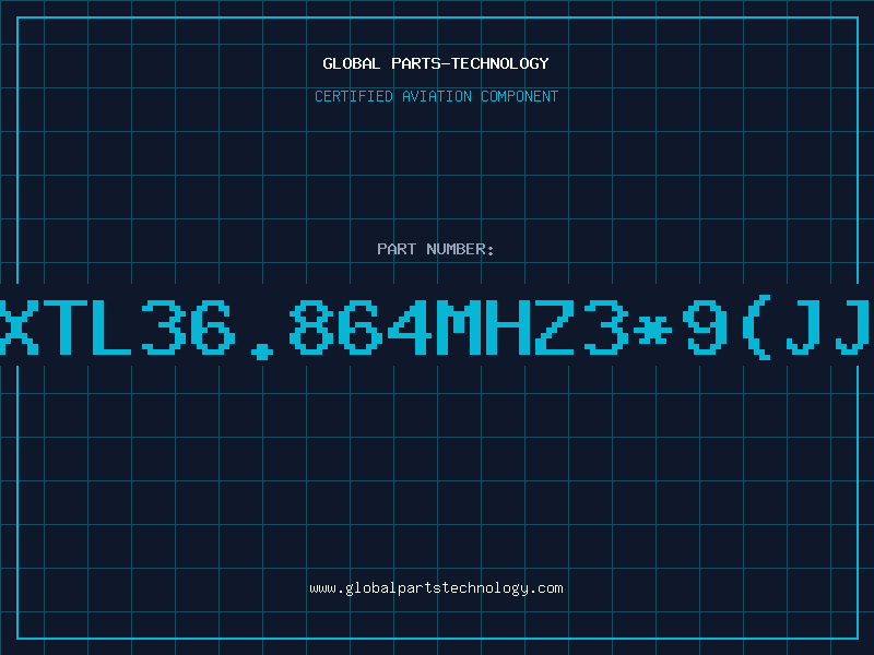 Aviation Part XTL36.864MHZ3*9(JJ