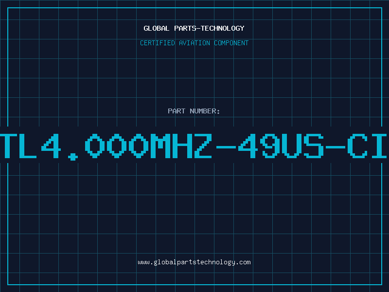 Aviation Part XTL4.000MHZ-49US-CIT
