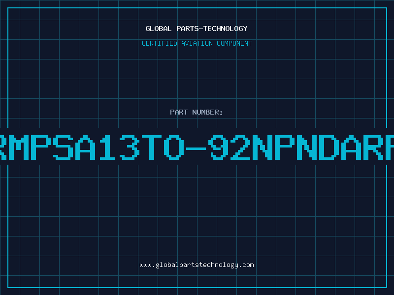 Aviation Part XTORMPSA13TO-92NPNDARP-RT