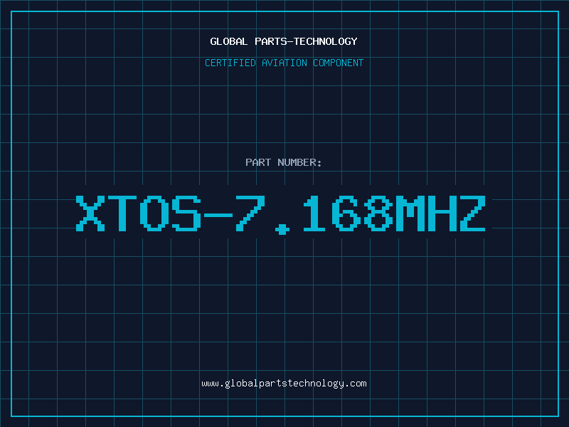 Aviation Part XTOS-7.168MHZ