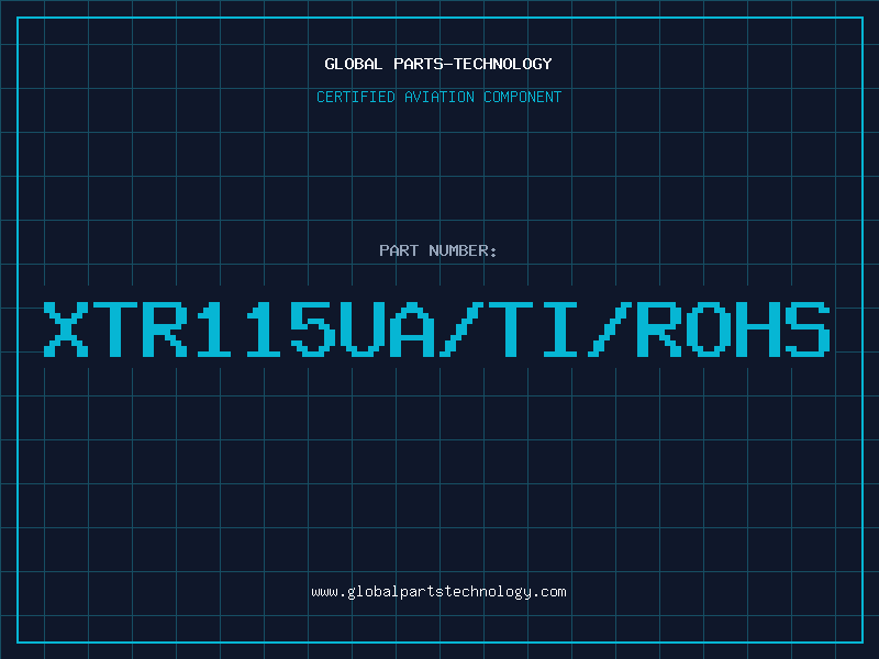 Aviation Part XTR115UA/TI/ROHS