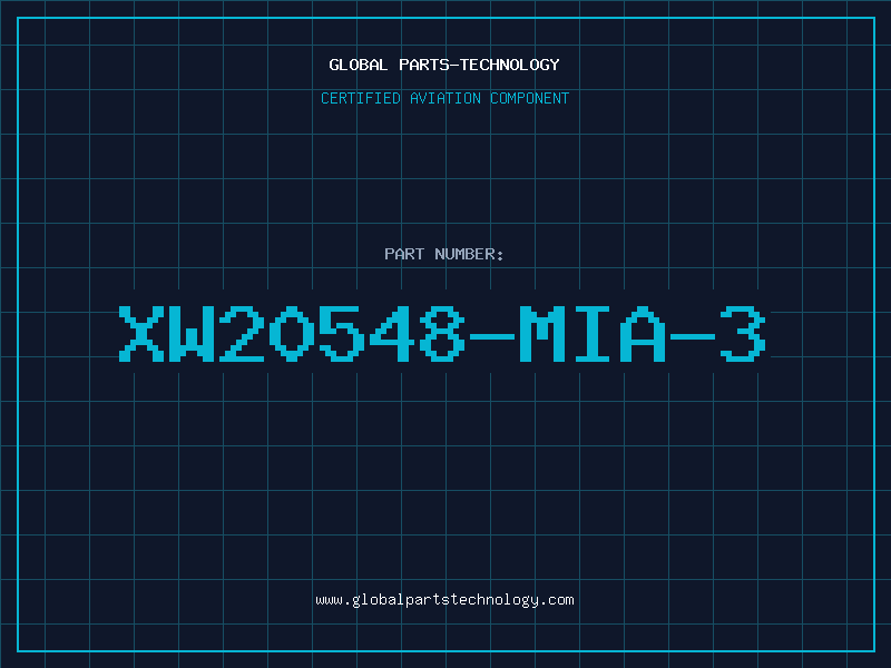 Aviation Part XW20548-MIA-3