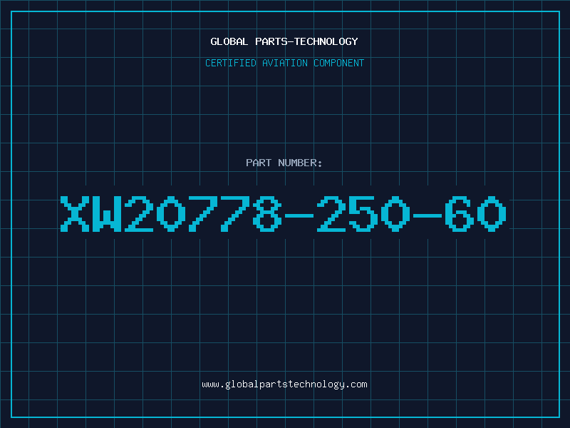 Aviation Part XW20778-250-60