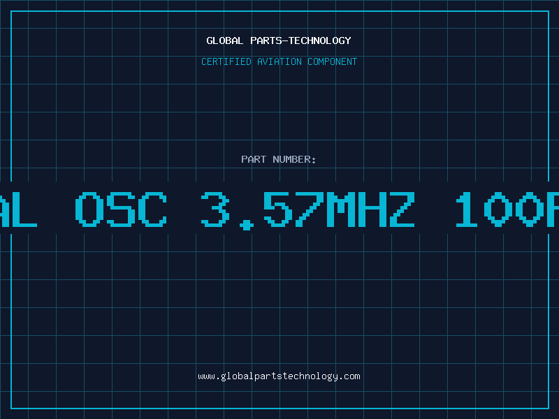Aviation Part Xtal osc 3.57MHz 100ppm