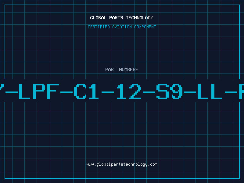 Aviation Part Y-LPF-C1-12-S9-LL-R