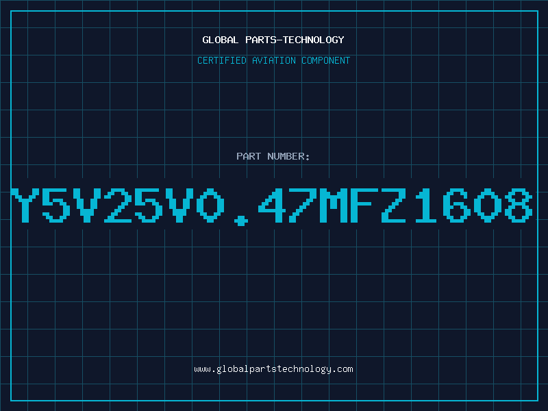 Aviation Part Y5V25V0.47MFZ1608