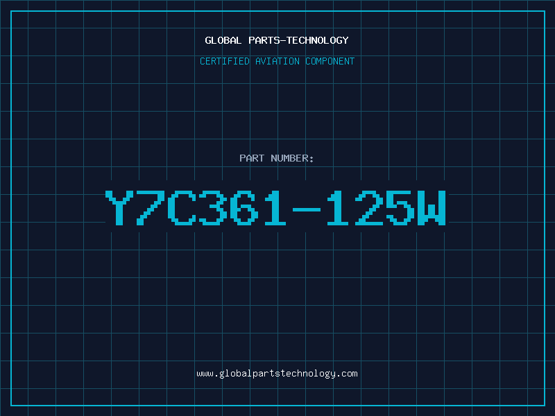 Aviation Part Y7C361-125W