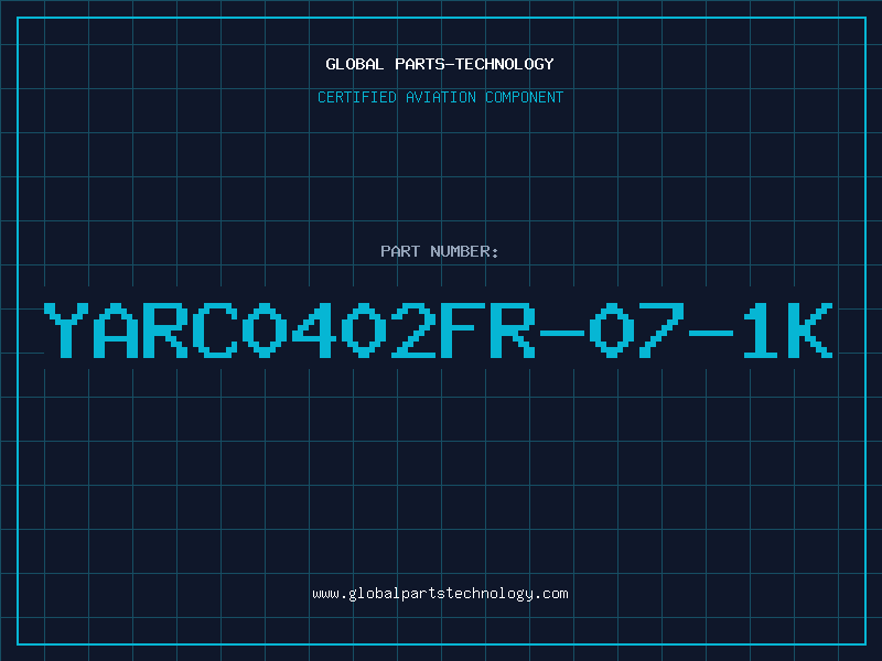 Aviation Part YARC0402FR-07-1K
