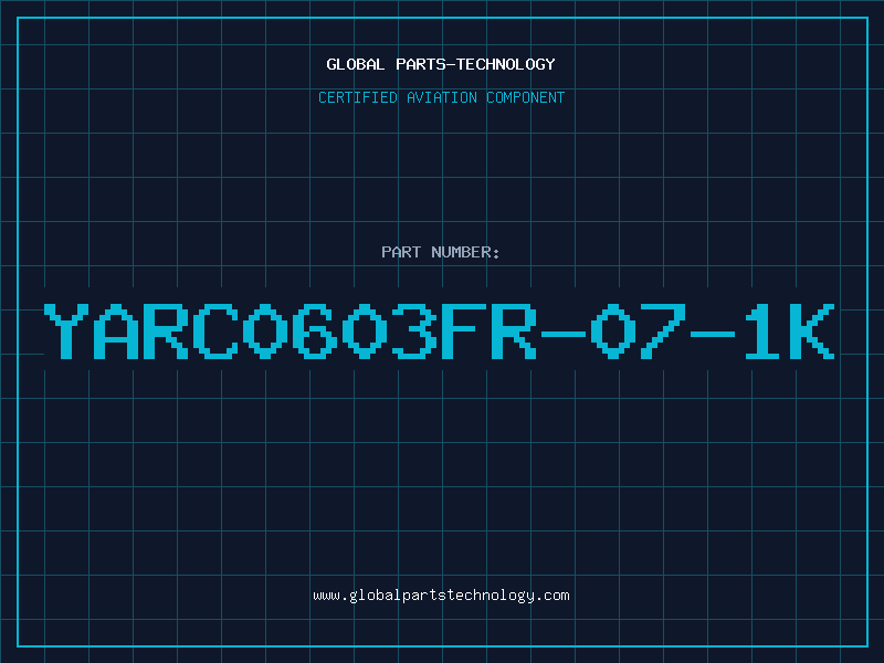 Aviation Part YARC0603FR-07-1K