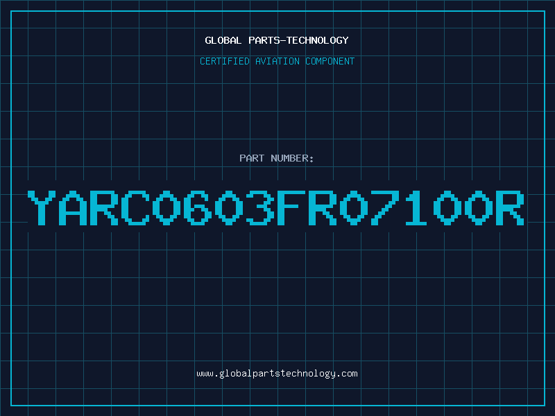 Aviation Part YARC0603FR07100R