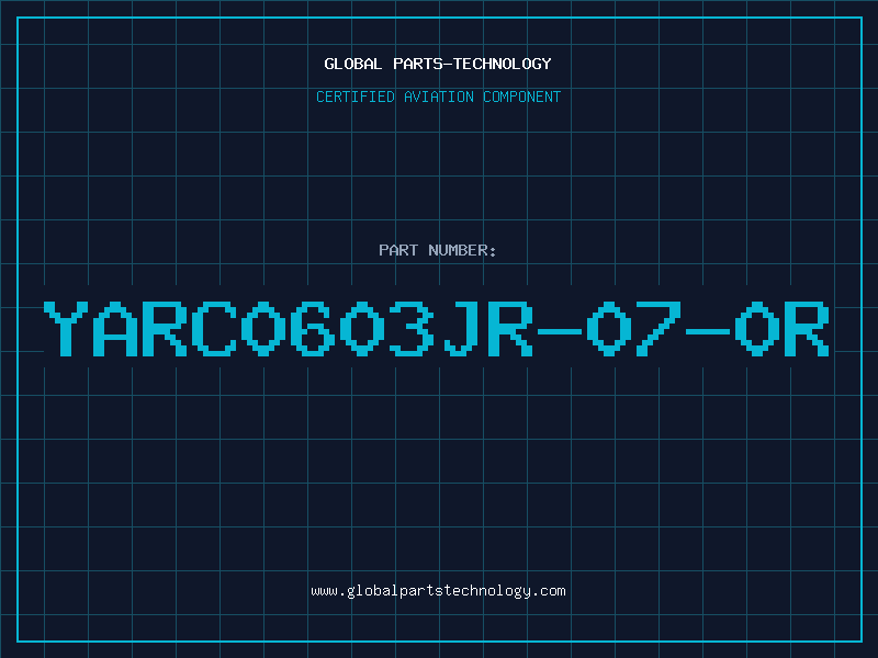 Aviation Part YARC0603JR-07-0R