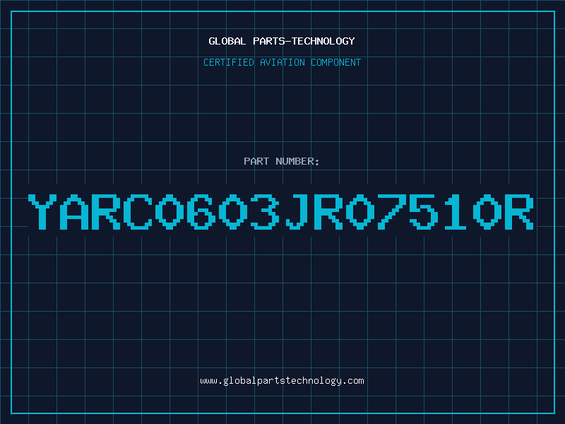 Aviation Part YARC0603JR07510R