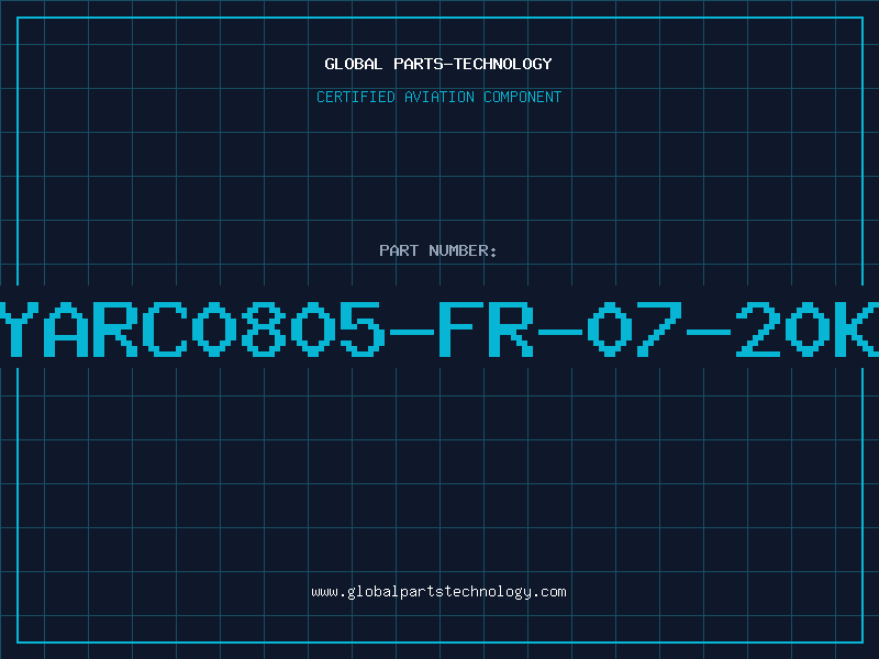 Aviation Part YARC0805-FR-07-20K