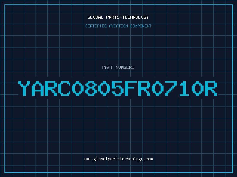 Aviation Part YARC0805FR0710R