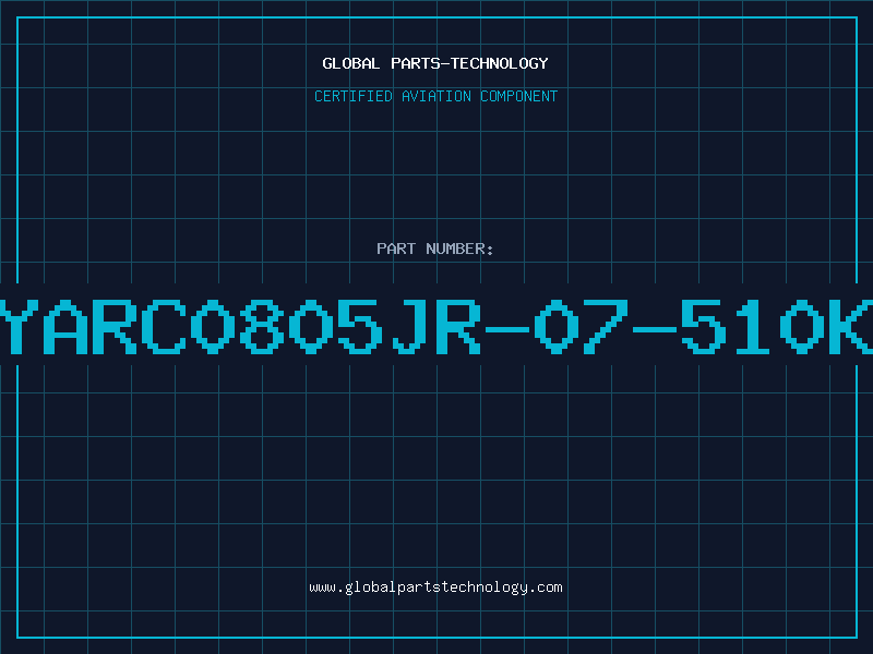 Aviation Part YARC0805JR-07-510K
