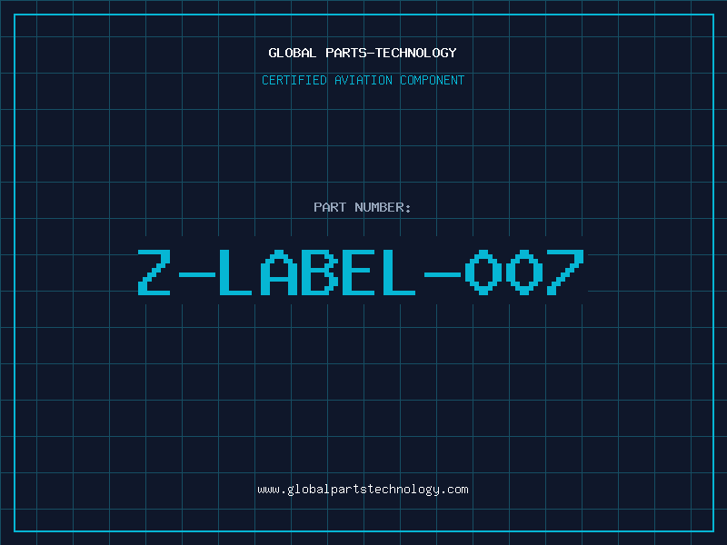 Aviation Part Z-LABEL-007