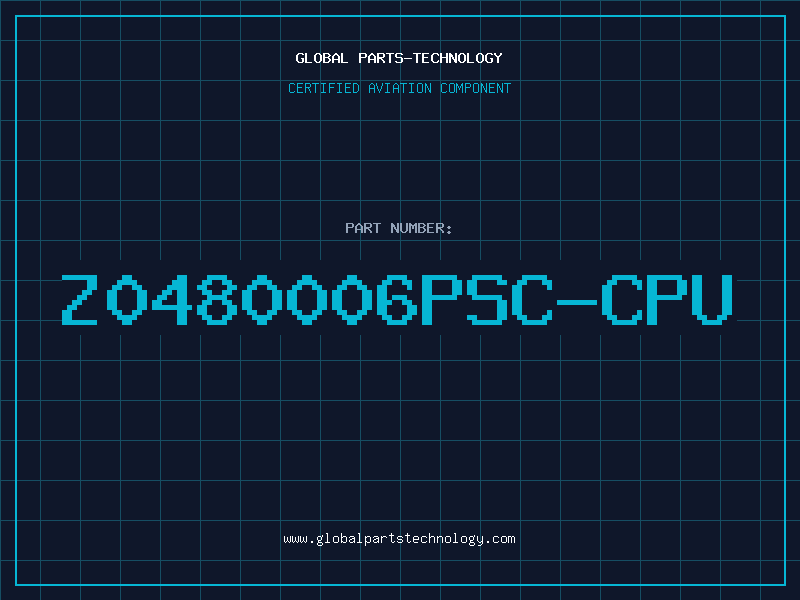 Aviation Part Z0480006PSC-CPU