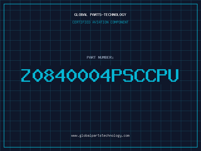 Aviation Part Z0840004PSCCPU