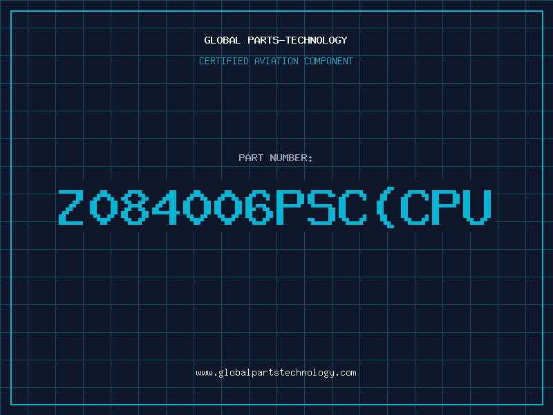 Aviation Part Z084006PSCCPU