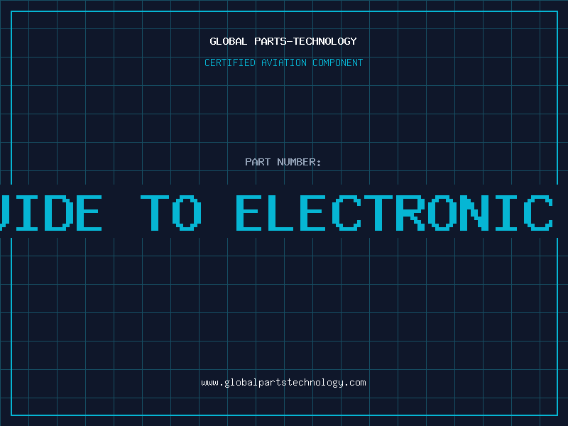 Aviation Part a simple guide to electronic components
