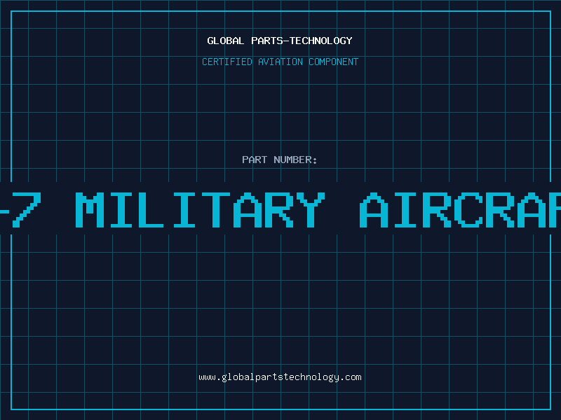 Aviation Part a-7 military aircraft