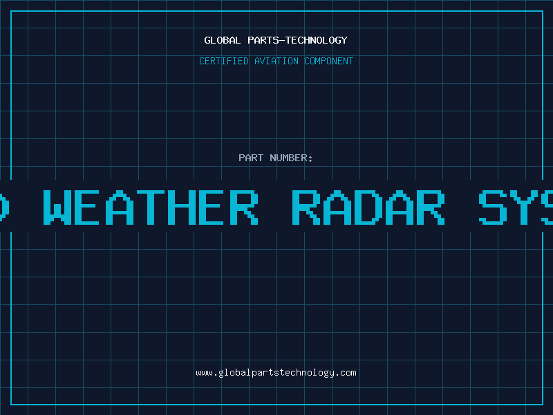 Aviation Part a320 weather radar system