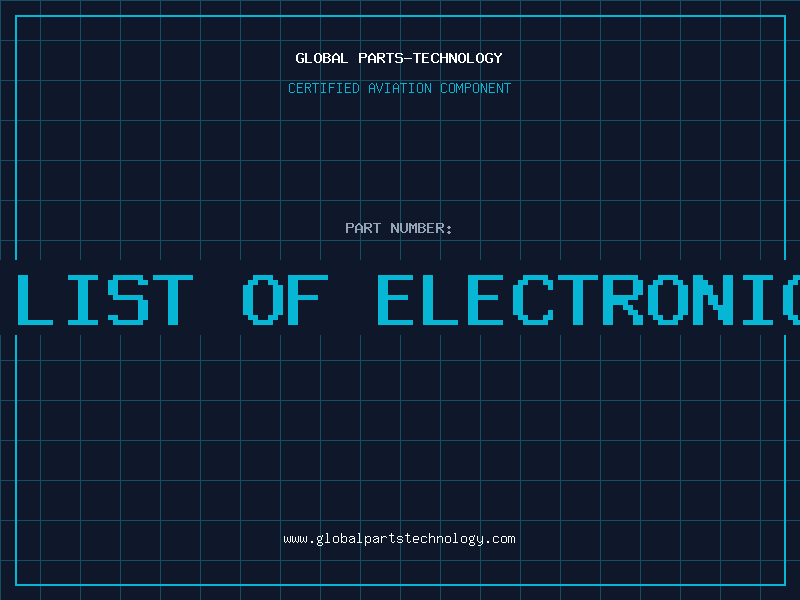 Aviation Part abbreviation list of electronics components