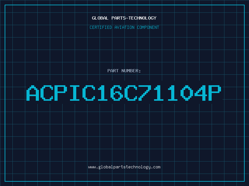 Aviation Part acPIC16C71104P