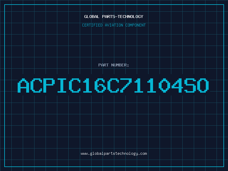 Aviation Part acPIC16C71104SO
