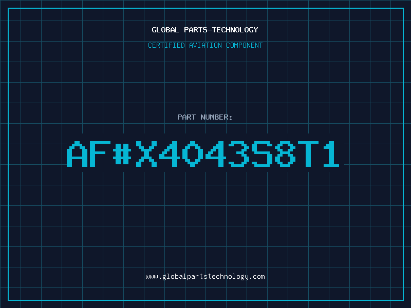 Aviation Part afX4043S8T1