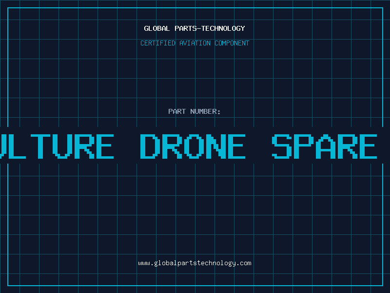 Aviation Part agriculture drone spare parts