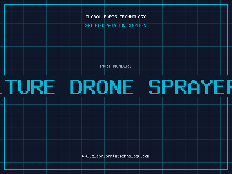 Aviation Part agriculture drone sprayer parts