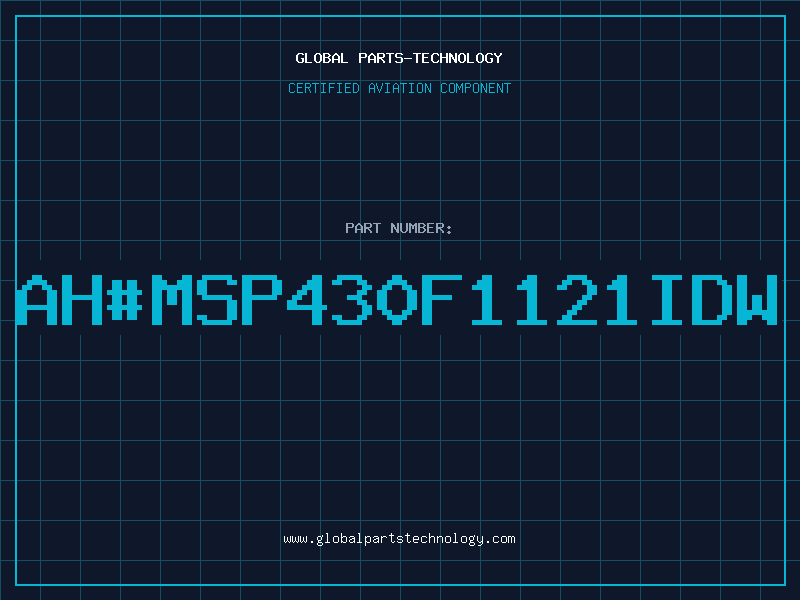 Aviation Part ahMSP430F1121IDW