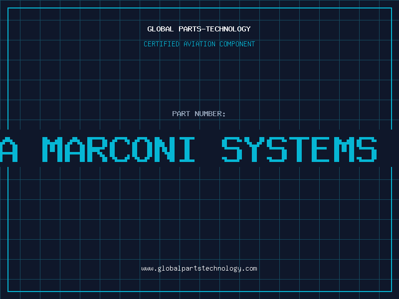 Aviation Part alenia marconi systems radar