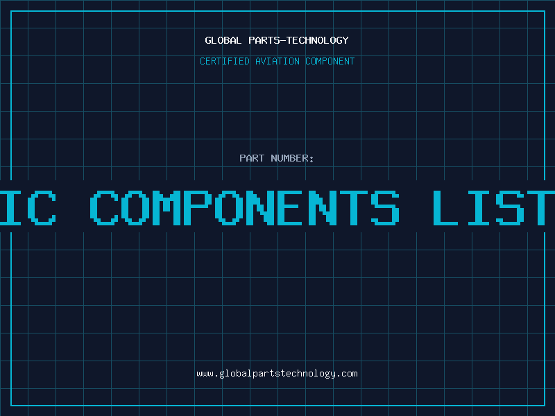 Aviation Part all electronic components list and symbols