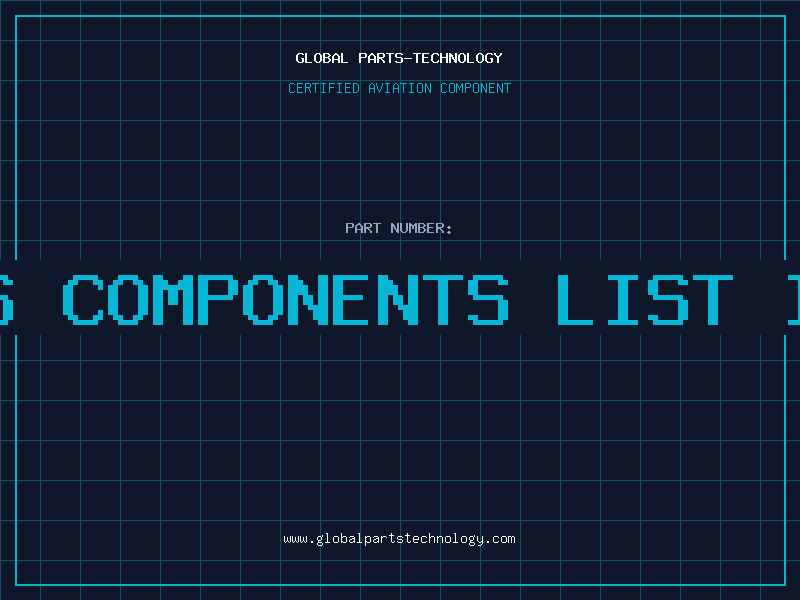 Aviation Part all electronics components list industry report