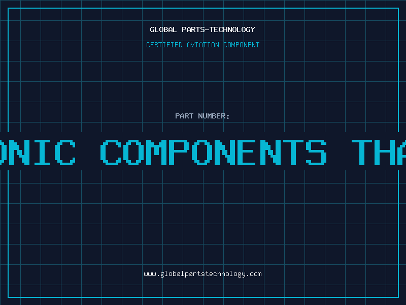 Aviation Part all the electronic components that cause noises