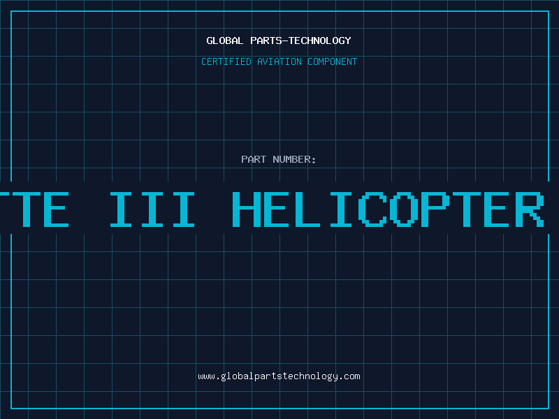 Aviation Part alouette iii helicopter parts