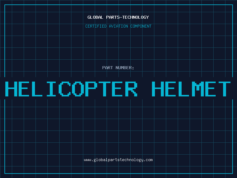 Aviation Part alpha helicopter helmet parts